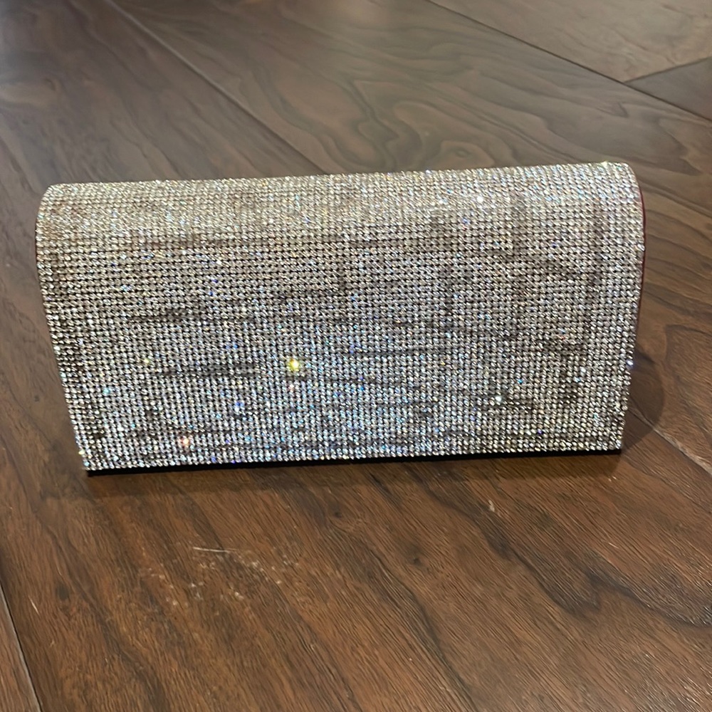 Sparkly JNB bag with red outlining